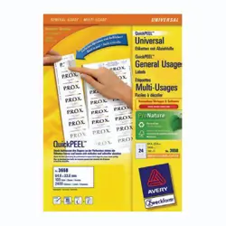 Etikete za laserske i ink-jet pisače Zweckform, ZW 3658, 64,6x33,8 mm, 100/1