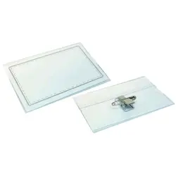 Etui za ID kartice s kvačicom i zihericom F130, vanjske dimenzije 90x60 mm
