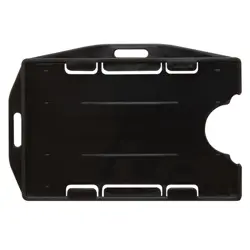 Etui za ID karticu Spree, tvrda plastika, univerzalni, crni