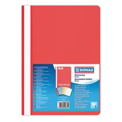 Fascikl euro mehanika PP A4, Donau, crvena