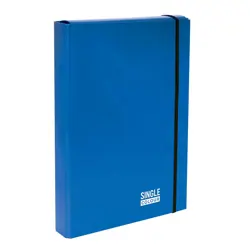 Fascikl kartonski Spree s klapnama i gumicom, 230X315X40 mm, plavi