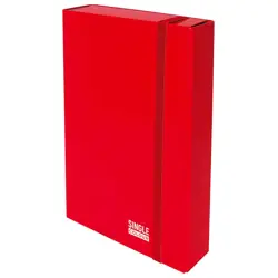 Fascikl kartonski Spree s klapnama i gumicom, 250X350X50 mm, crveni
