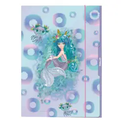 Fascikl s klapnama i gumicom, A3, Sirena, Pelikan