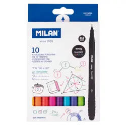 Flomaster fineliner MILAN 0,4 SWAY set 10 boja  P50/100