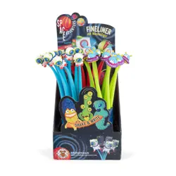 Flomaster fineliner SPACE ADVENTURE sort P30/180 NETTO