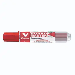 Flomaster Pilot, marker za bijelu ploču, WBMA-VBM-M-R, 2-3 mm, crveni