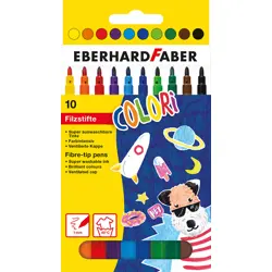 Flomasteri 10/1 perivi Eberhard Faber Colori
