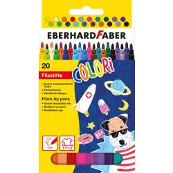 Flomasteri 20/1 perivi Eberhard Faber Colori