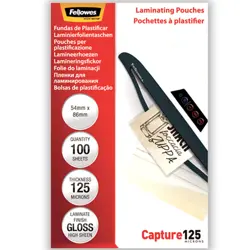 Folija za plastifikaciju Fellowes 54 x 86 mm 125 mic. 100/1 sjajna