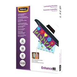 Folija za plastifikaciju Fellowes A3 80 mic. 100/1 samoljepljiva
