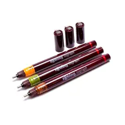 Garnitura za tehničko crtanje Isograph Junior set Rotring (0.2, 0.3, 0.5)