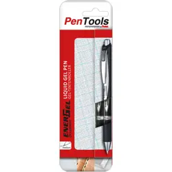 Gel pen 0,7 PENTEL PENTOOLS BLP-77-A permanent crni 2/1 bls P12