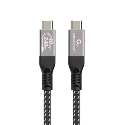 Gembird Premium USB 4 Type-C charging and data cable, 40 Gbps, 240 W, 1.5 m