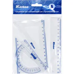 Geometrijski set mali KARBON bls P24/240