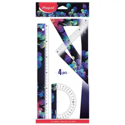 Geometrijski set Maped Deepsea veliki 4/1