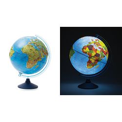 Globus 32cm Alaysky's reljefni LED svijetlo, HRV kartog.-geopolitički, IQ App P4