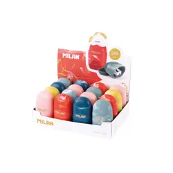 Gumica+šiljilo MILAN Capsule LAVA plastično s kućištem P16/320