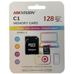 Hikvision microSDHC, Class10, 128GB + SD adapter