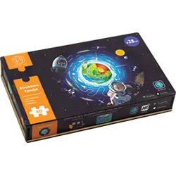 Igra drvene puzzle ALAYSKY Earth&amp;Space interaktivne u drvenoj kutiji IQ App P16