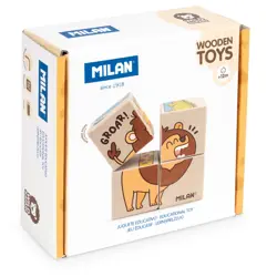Igra edukativna drvena slagalica MILAN WILD SAFARI P10