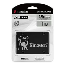 Kingston SSD KC600, R550/W520,1024GB, 7mm, 2.5"