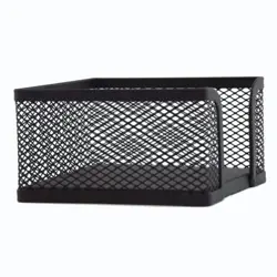 Kocka za papir, Topstar, CQY-701B, žičana, crna, 50x100x100mm
