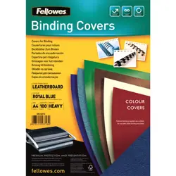 Korice za spiralni uvez reljefne 250 g/m2 100/1 crne Fellowes