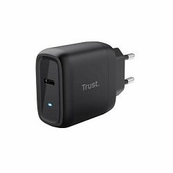 Kućni Punjač TRUST, Maxo 45W, 1xUSB-C, kabel USB-C na USB-C, Black