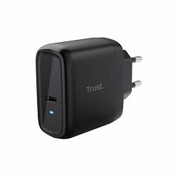 Kućni Punjač TRUST, Maxo 65W, 1xUSB-C, kabel USB-C na USB-C, Black