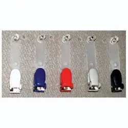 Kvačica metalna za ID karticu s plastičnom vezicom 62031