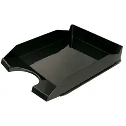 Ladica za spise, PVC, crna, Office products