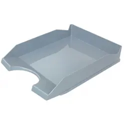 Ladica za spise, PVC, siva, Office products