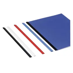 Letvice za uvez 8mm 50/1 bijele Fellowes 40 listova