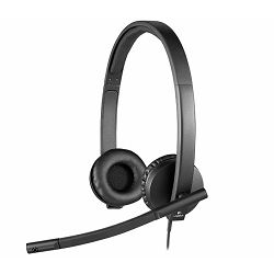 Logitech H570e Stereo slušalice s mikrofonom, USB