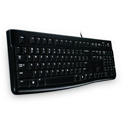 Logitech K120 žičana tipkovnica, crna, OEM