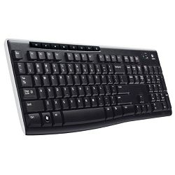 Logitech K270 bežična tipkovnica, 2,4 GHz, crna