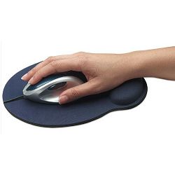 Manhattan ergonomska podloga za miša, gel, plava