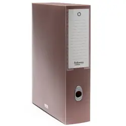 Mapa s gumbom B4 Holos 8 cm, polipropilen, dimenzija 35,5x25,5x8 cm, Fellowes, smeđa