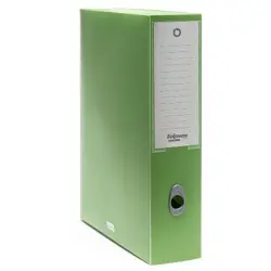 Mapa s gumbom B4 Holos 8 cm, polipropilen, dimenzija 35,5x25,5x8 cm, Fellowes, zelena