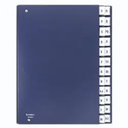 Mapa za odlaganje A4 A-Z, Donau 8694001-18 , tamno plava