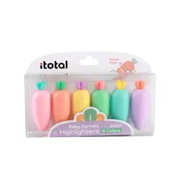 Marker iTotal Macaron pastel mrkve 6/1 blister XL2306A