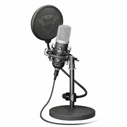 Mikrofon TRUST GXT 252 Emita, Streaming, Podcasting, Sinkronizacije, Akustična Glazba, USB, Black