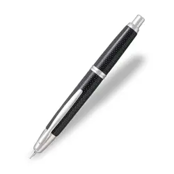 Nalivpero Rhodium Trim Capless Pilot F.Pero, grafit crno