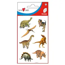 Naljepnice Dino (3 lista sa 7 naljepnica) Herlitz
