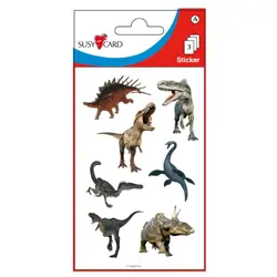 Naljepnice Dinosauri (3 lista sa 7 naljepnica) Herlitz
