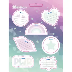 Naljepnice za bilježnice KARBON CURE 7 kom P24/240/480