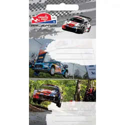 Naljepnice za bilježnice WRC Croatia Rally 10 kom bls P24/240/960 NETTO