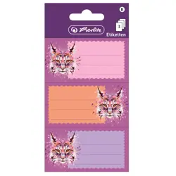 Naljepnice za ime 9/1 Wild Animals Ris Herlitz