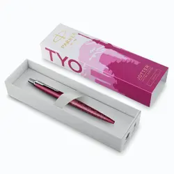 Olovka kemijska Parker Jotter, Global Icon Tokyo, roza, vrh medium, plava tinta