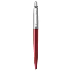 Olovka kemijska Parker Jotter, kensington red CT, vrh medium, plava tinta